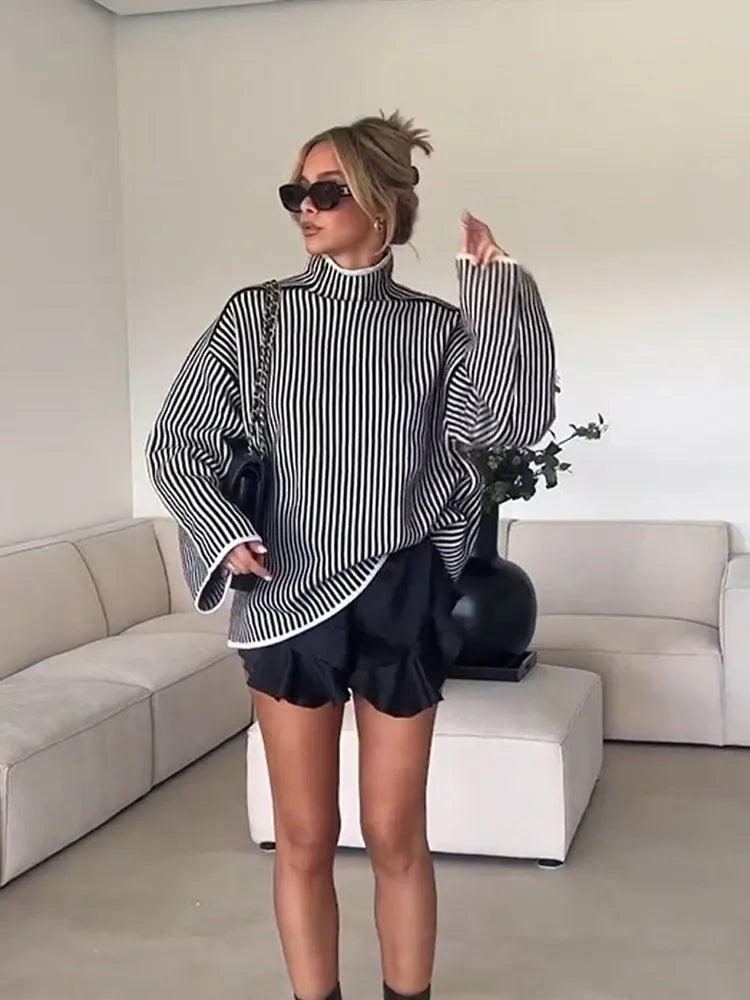 Loose Striped Jumper