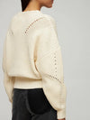 Keyhole Lace Knitted Jumper