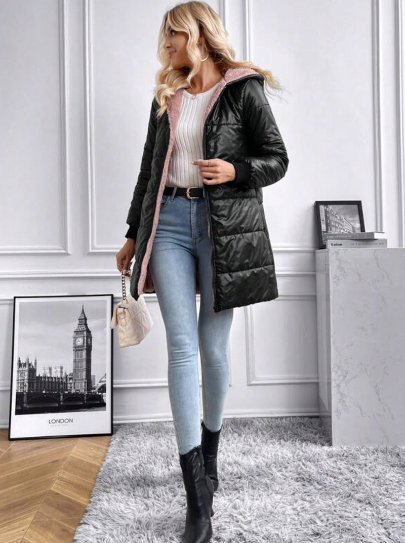 Faux Fur Lined Puffa Jacket