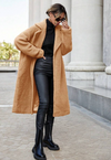 Long Side Pocket Teddy Coat