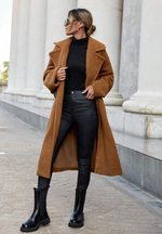 Long Side Pocket Teddy Coat