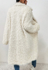 Long Fuzzy Teddy Coat