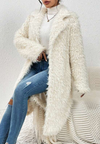 Long Fuzzy Teddy Coat