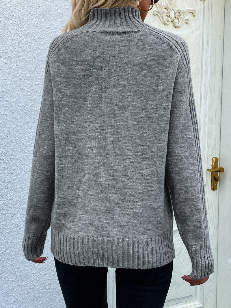 Knitted Turtleneck Pullover Jumper