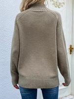 Knitted Turtleneck Pullover Jumper