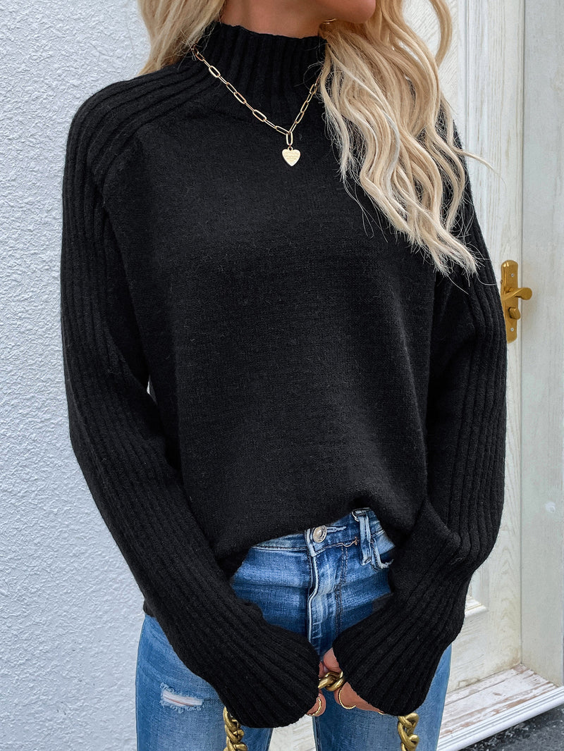 Knitted Turtleneck Pullover Jumper