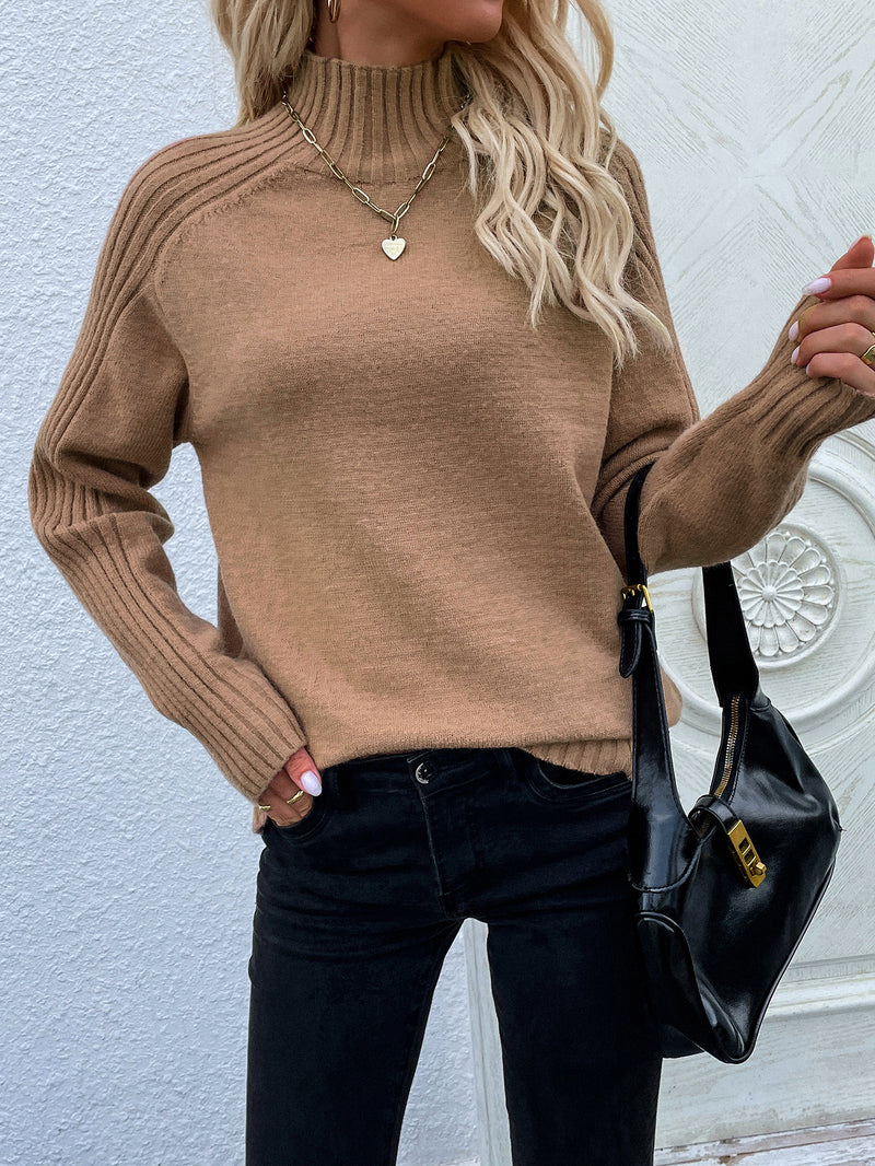 Knitted Turtleneck Pullover Jumper