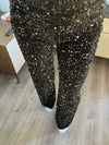 Sequin Wide Leg Pants