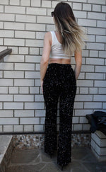 Sequin Wide Leg Pants