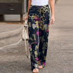 Floral Linen Trousers