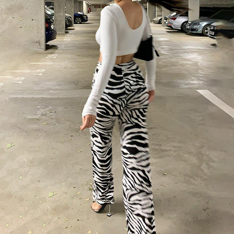 Zebra Print Pants