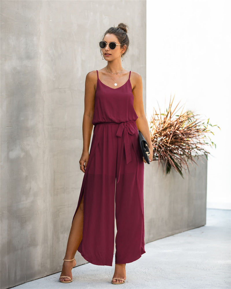 Camisole Split Leg Jumpsuit