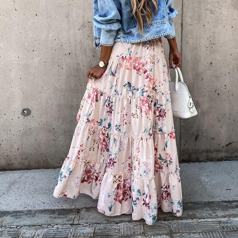 Bohemian Print Skirt