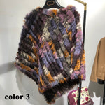 Fur Knitted Poncho