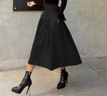 High Waist Bow Skirt