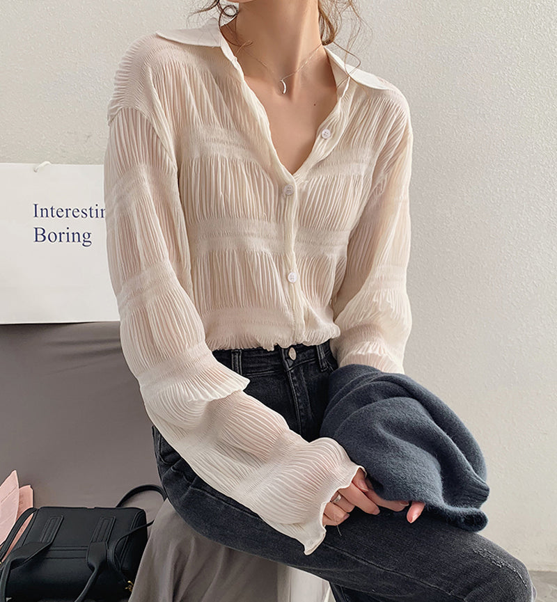 Pleated Blouse