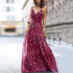 Leopard Print Maxi Dress