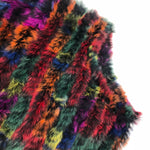 Fur Knitted Poncho