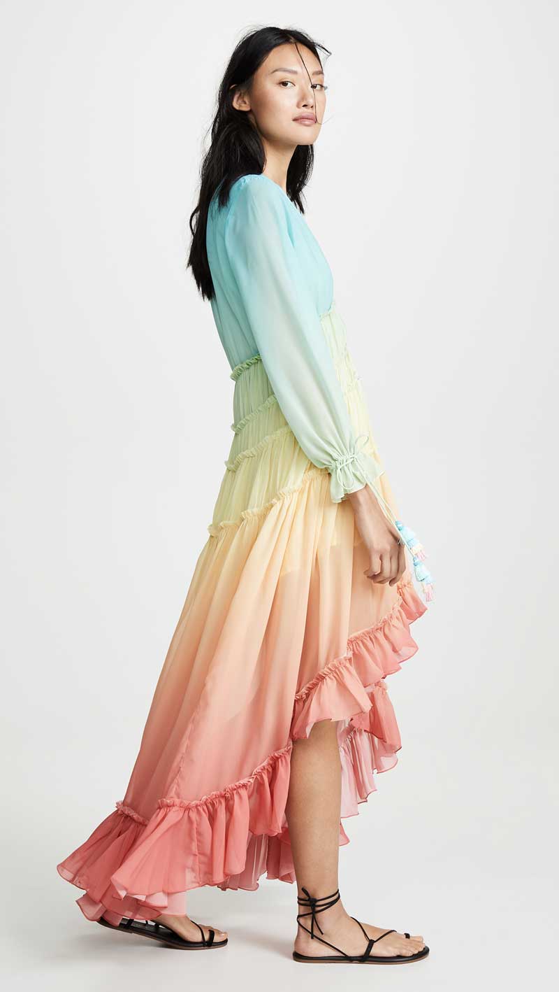 Rainbow Maxi Dress