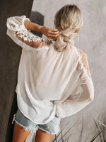 Embroidery Patchwork Blouse