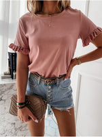 Ruffle Sleeve Top