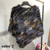 Fur Knitted Poncho