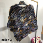 Fur Knitted Poncho