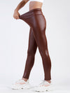 Stretch Faux Leather Leggings