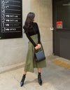 High Waist Bow Skirt