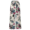 Floral Linen Trousers