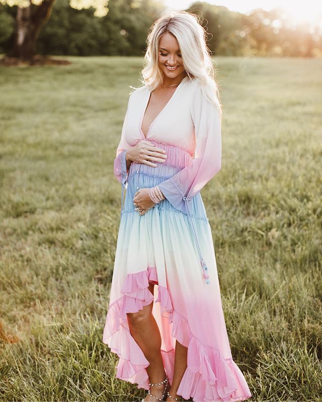 Rainbow Maxi Dress