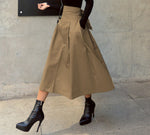 High Waist Bow Skirt