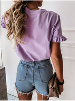 Ruffle Sleeve Top