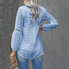 Chiffon Dotted Lace Blouse