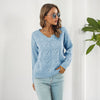 Knitted Heart V-Neck Jumper