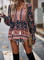 Bohemian Button Blouse