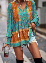 Bohemian Button Blouse