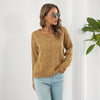 Knitted Heart V-Neck Jumper