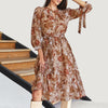 Autumn Leaves Midi Dress