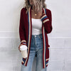 Striped Trim Cardigan