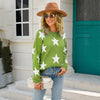 Knitted Long Sleeve Star Cardigan