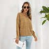 Knitted Heart V-Neck Jumper