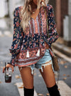 Bohemian Button Blouse