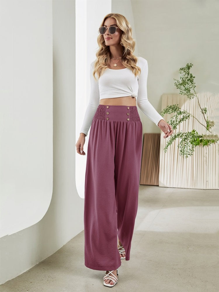 Loose High Waist Wide Leg Joggers