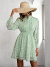 Embroidered Lace Sleeve Dress Sale