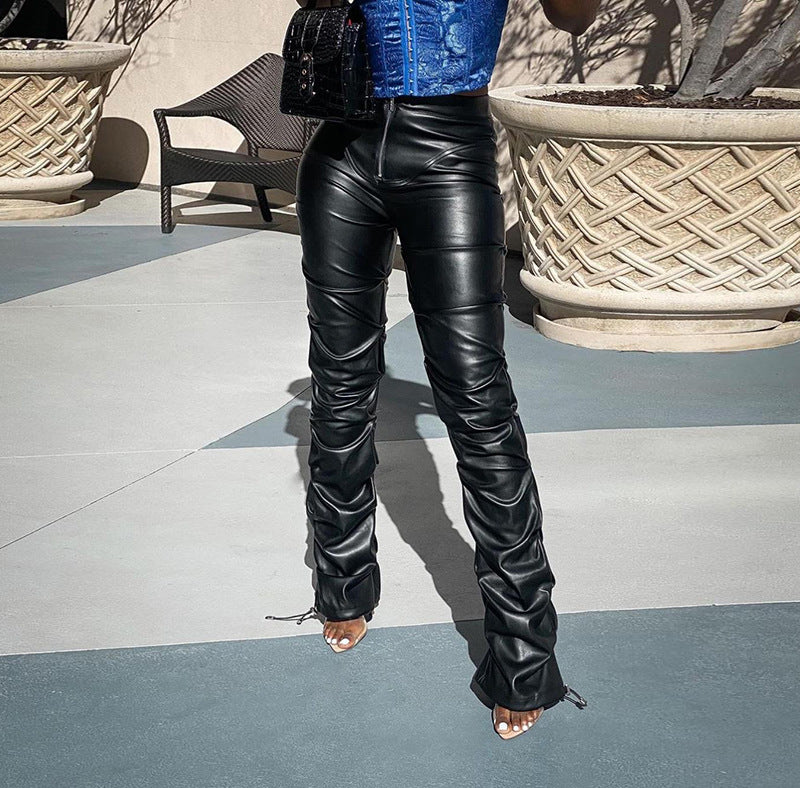 Faux Leather Pants