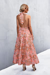 Maxi Halterneck Boho Dress