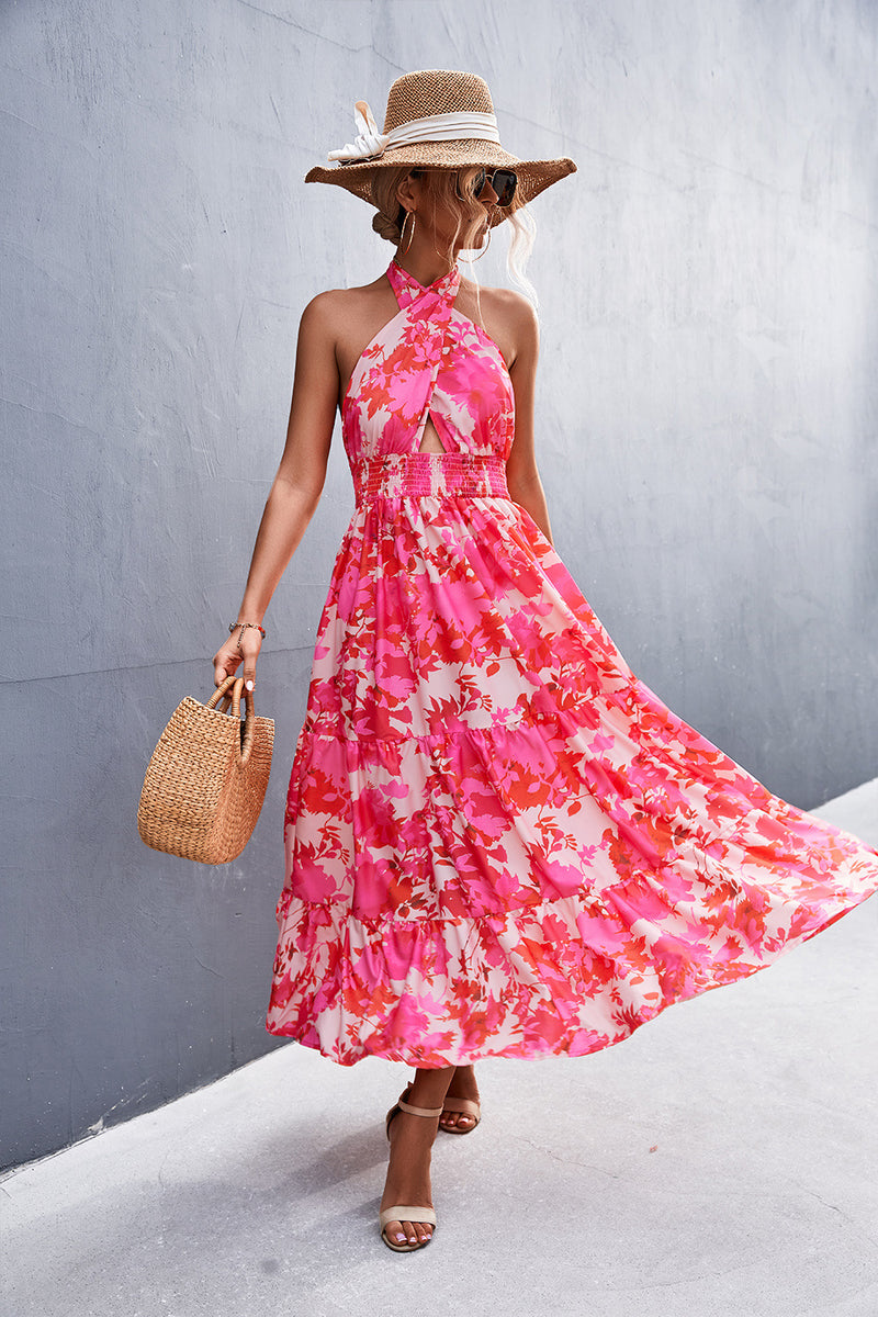 Maxi Halterneck Boho Dress