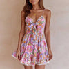 Floral smocked Mini Dress