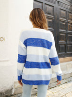 Multicoloured Stripe Cardigan